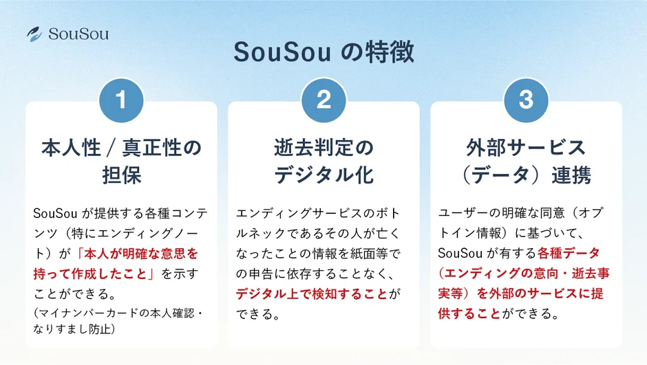 SouSou の特徴