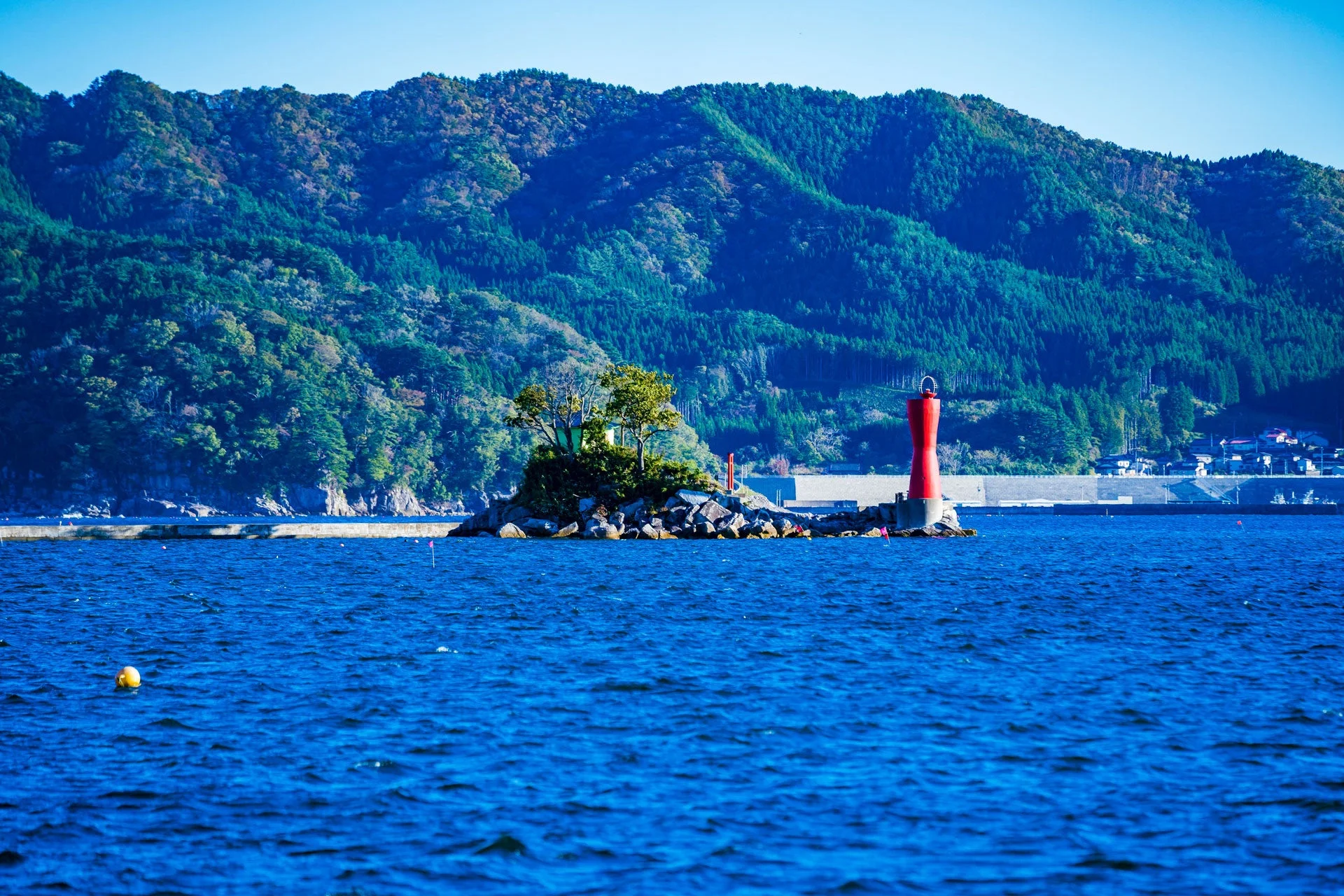 大槌町の海の風景