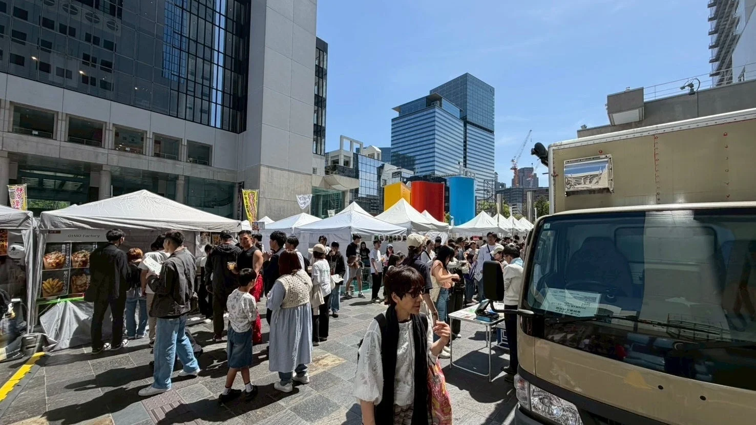 青果祭の会場風景