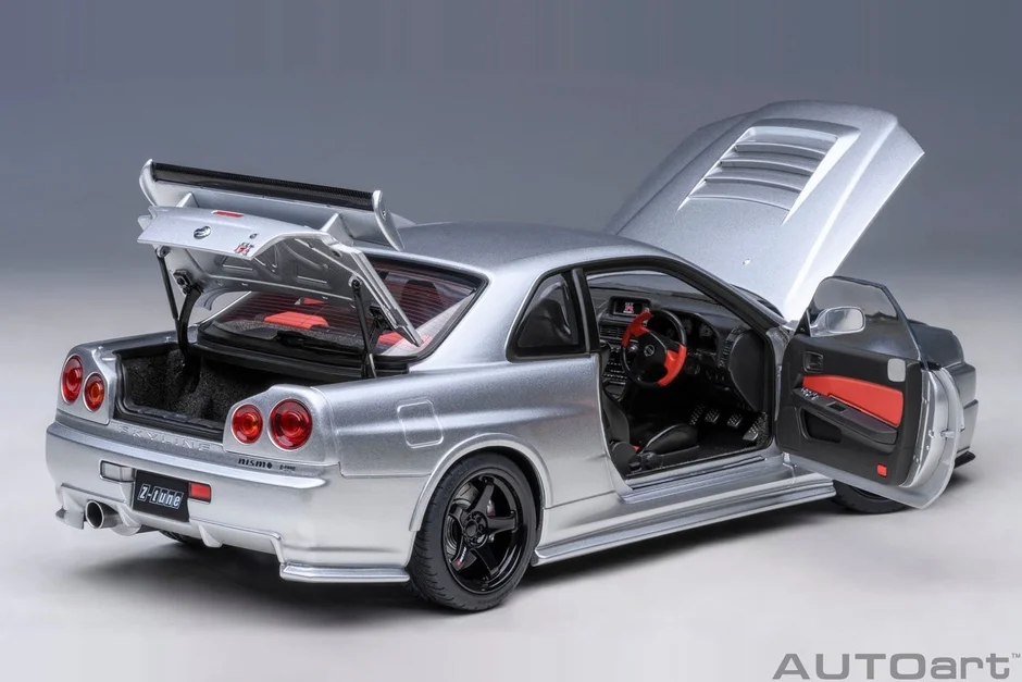 NISMO R34 GT-R Z-tune シルバー フル開閉