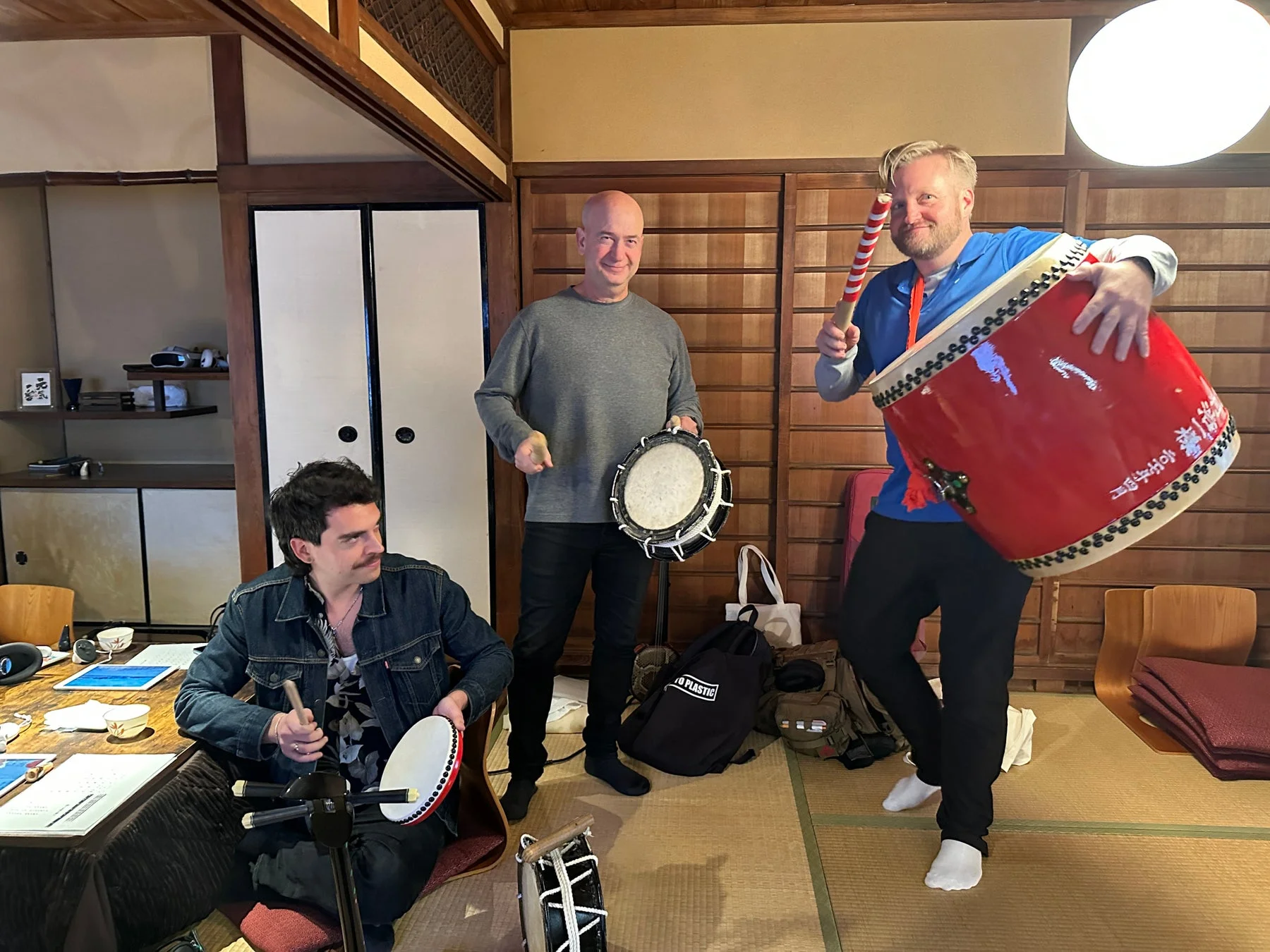 和太鼓、鼓、三味線