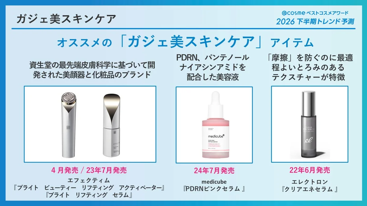 オススメの「ガジェ美スキンケア」アイテム