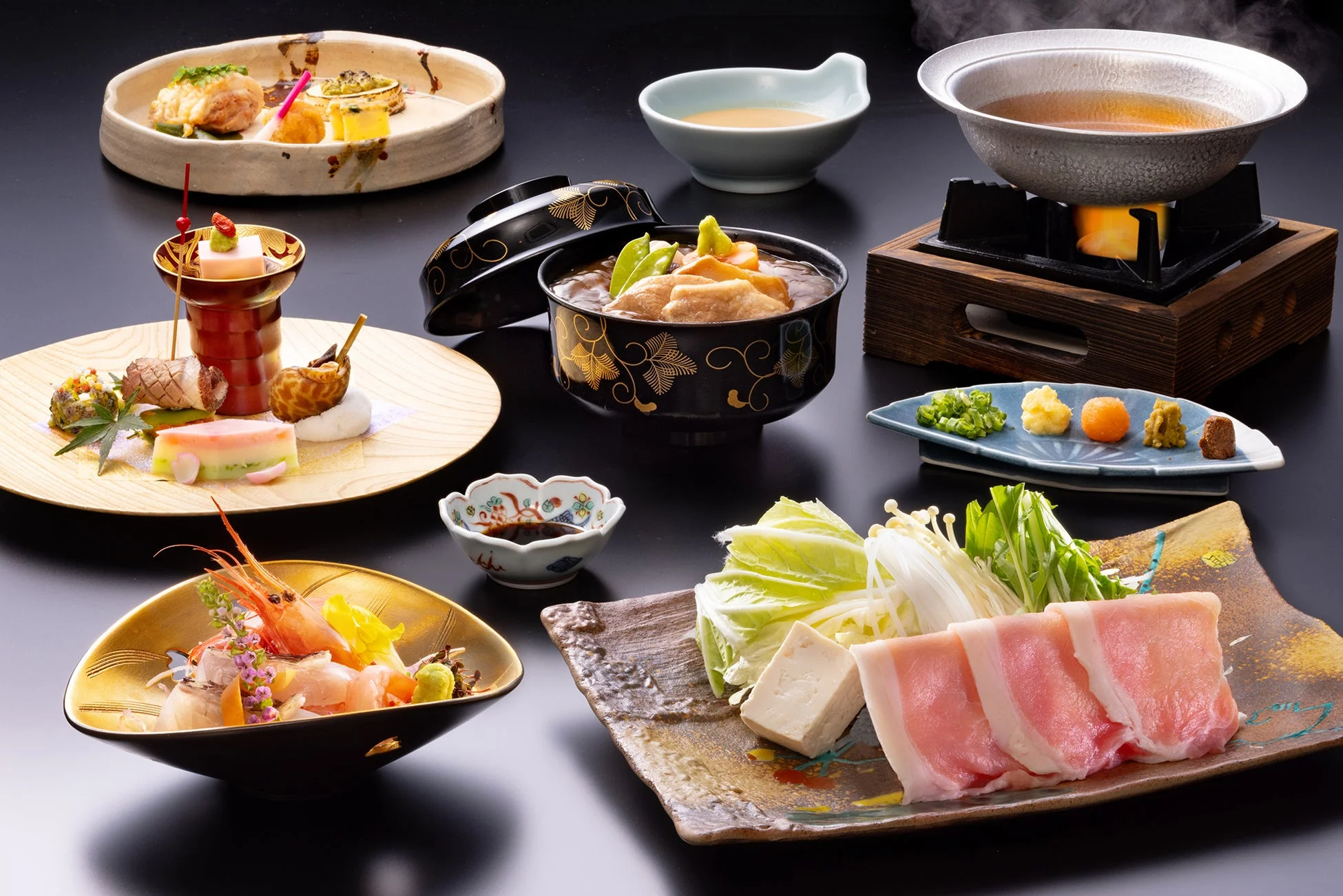 能登豚しゃぶしゃぶ会席