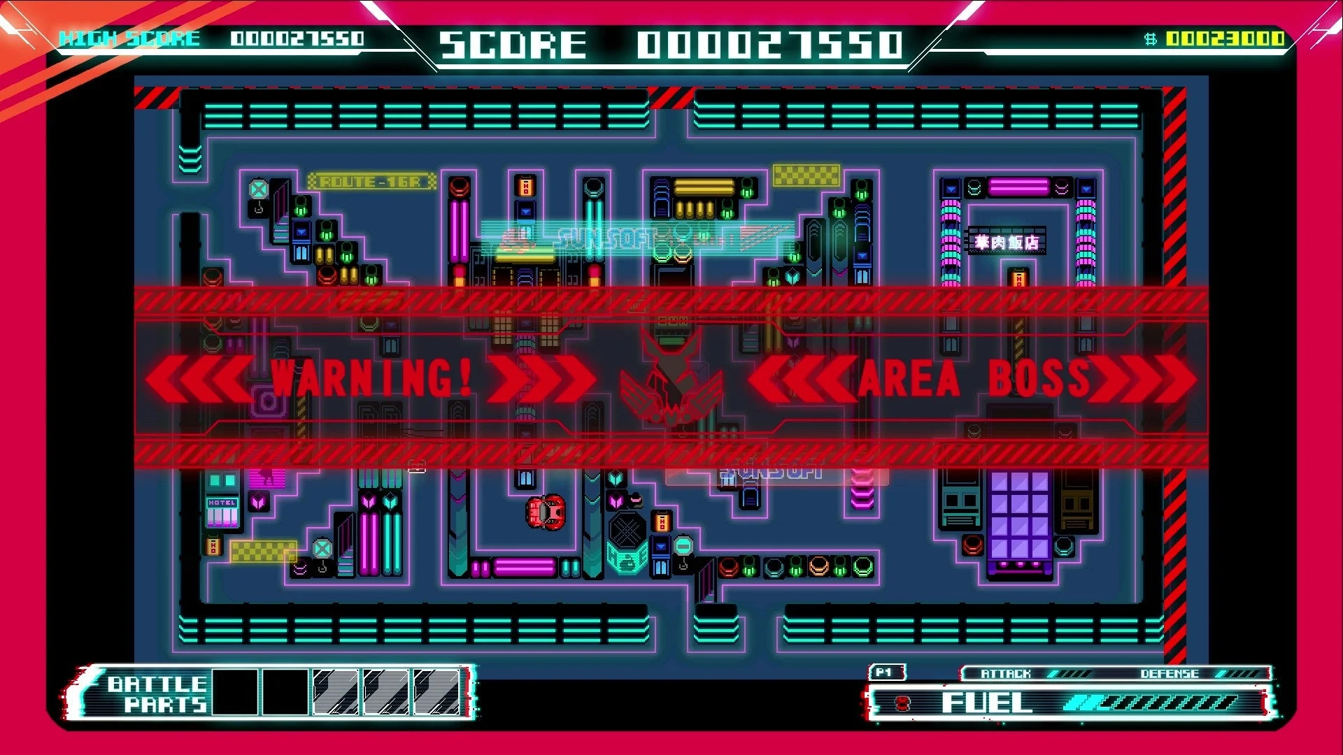 ROUTE16R ゲーム画面3