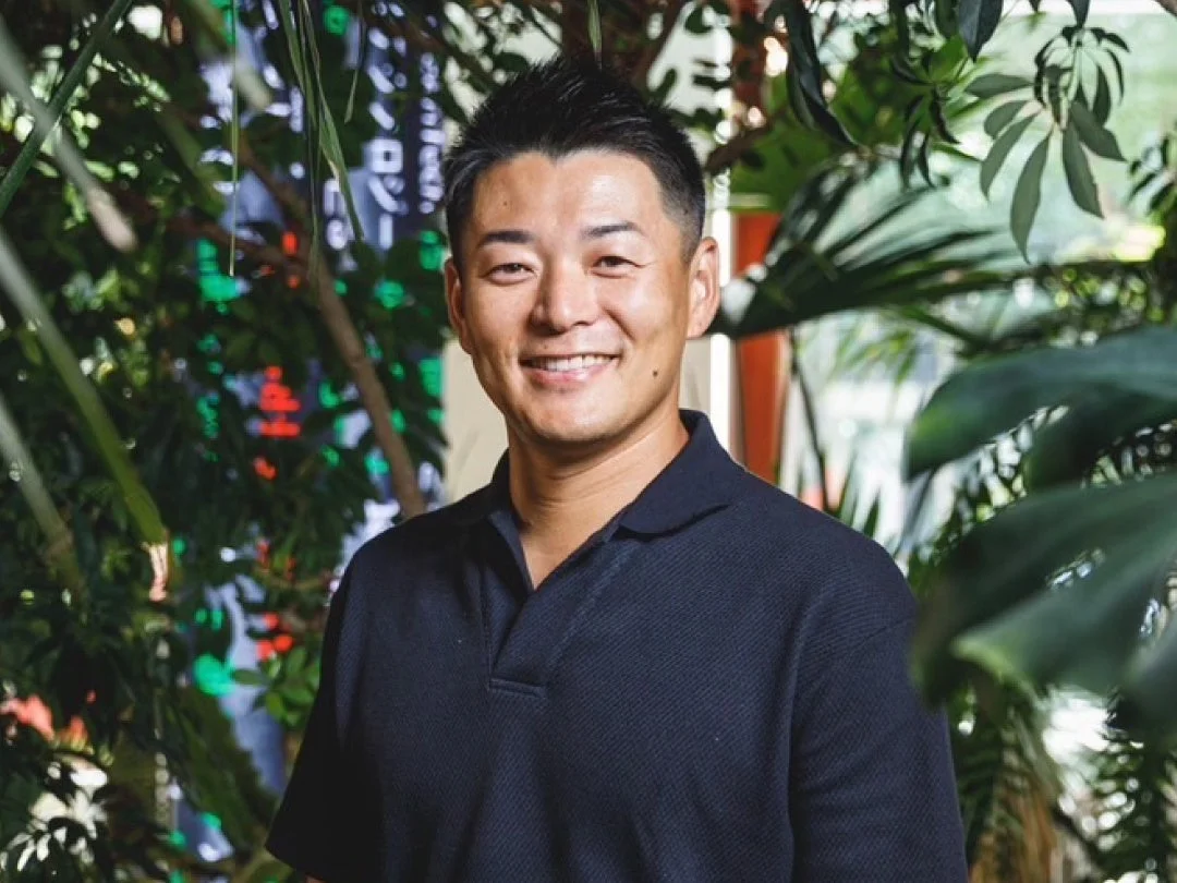 笑顔の男性