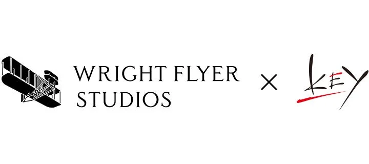WRIGHT FLYER STUDIOS x Key ロゴ