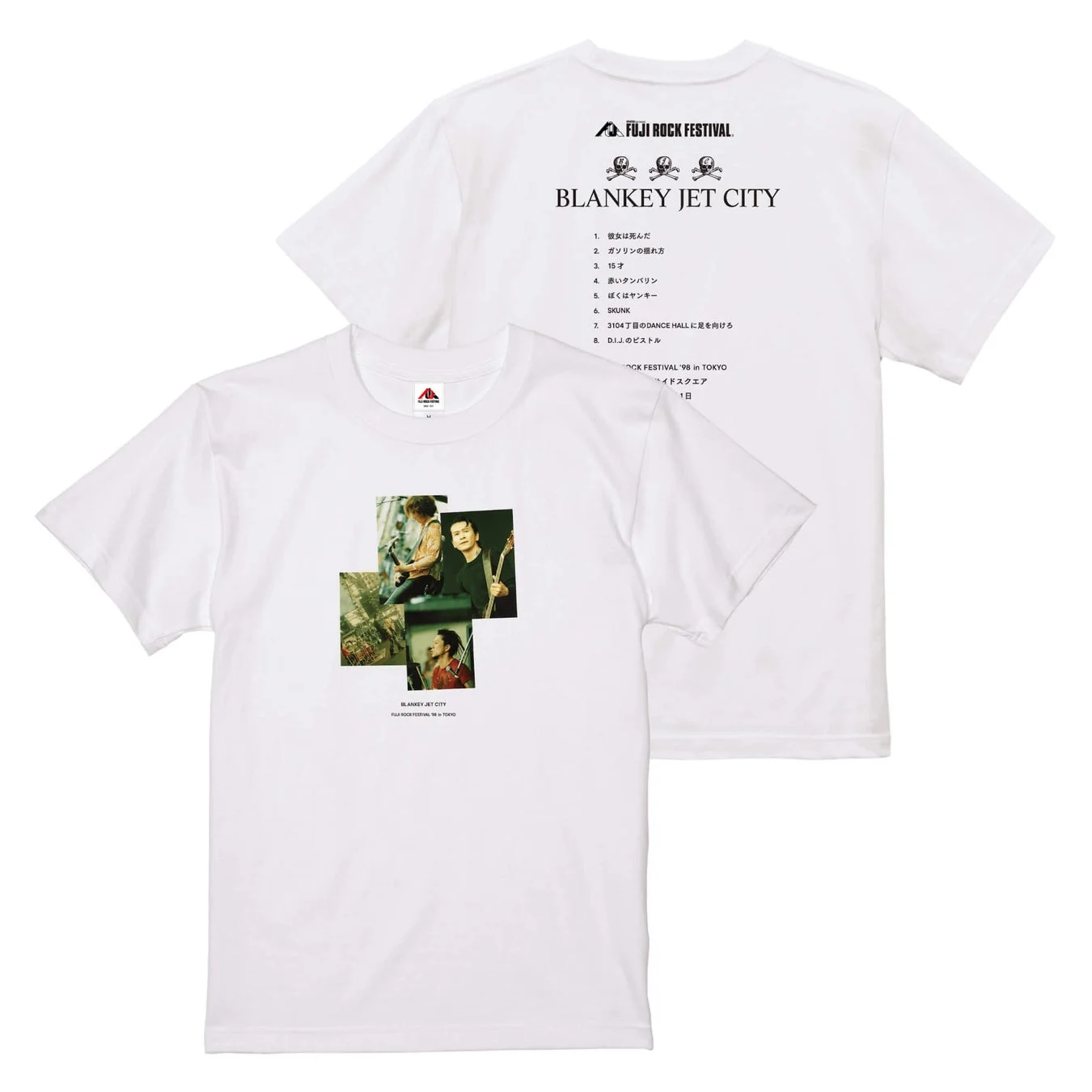 ブランキー・ジェット・シティ スペシャルコラボTシャツ(白)