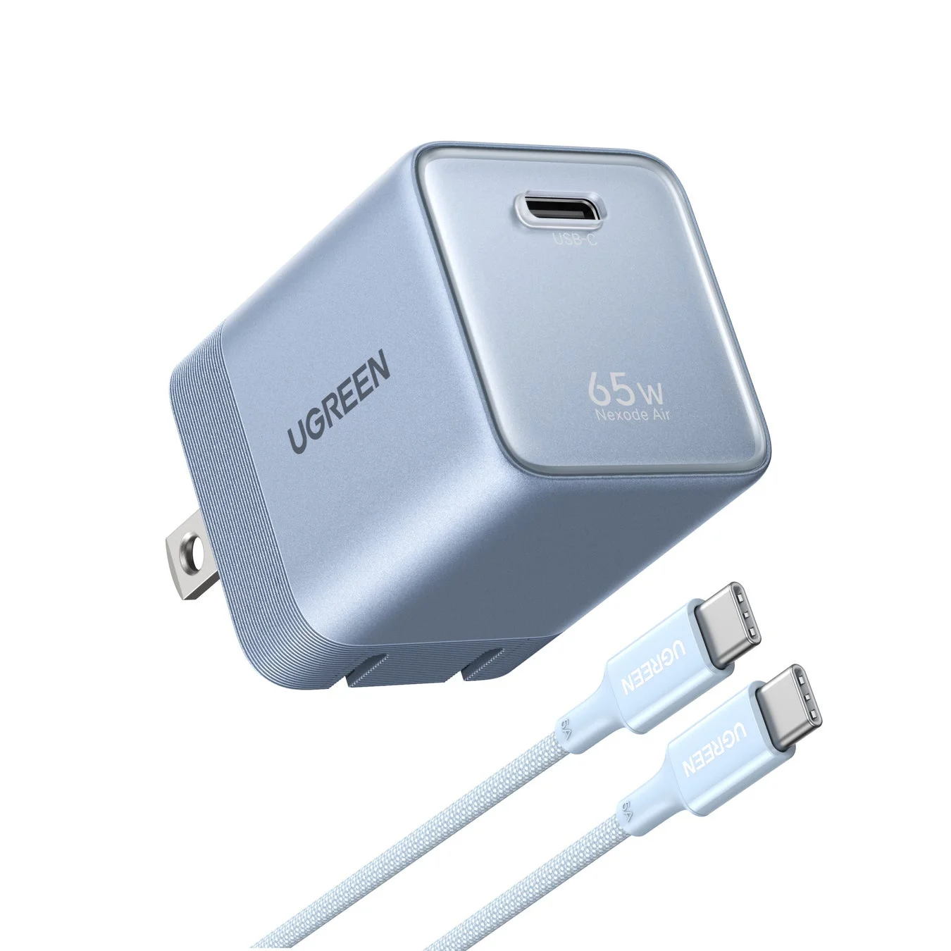 UGREEN USB-C 65W Nexode Air ブルー