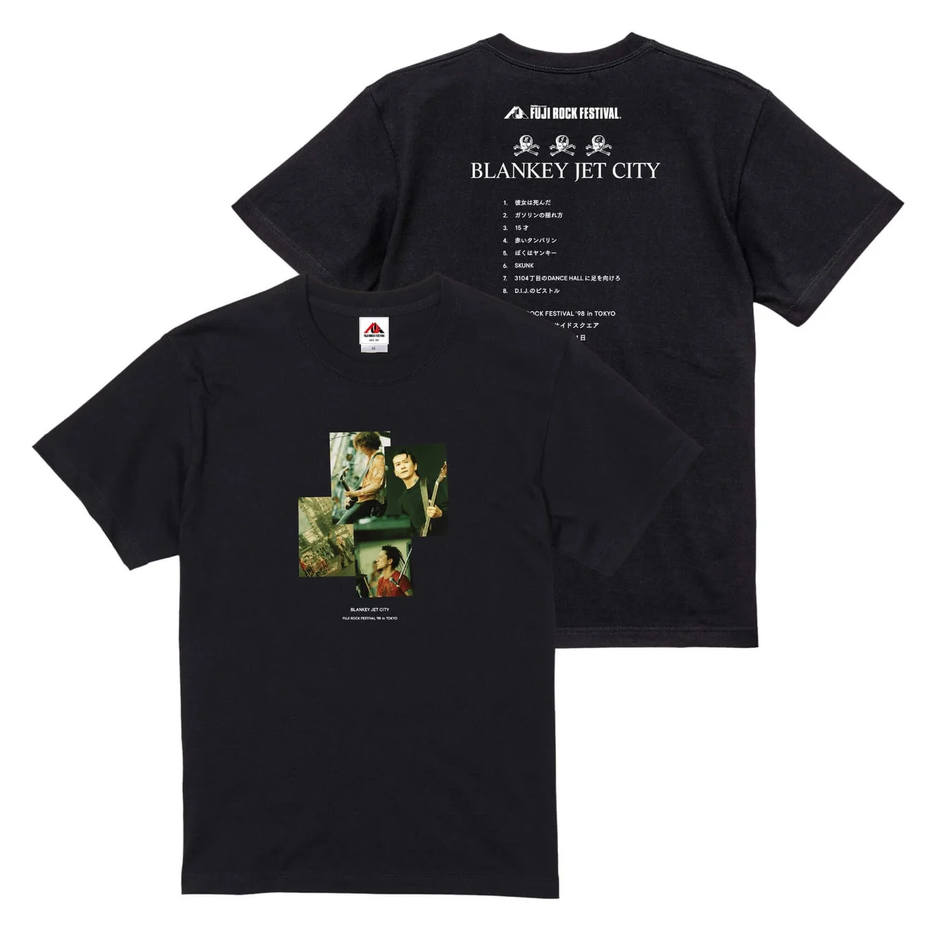 ブランキー・ジェット・シティ スペシャルコラボTシャツ(黒)