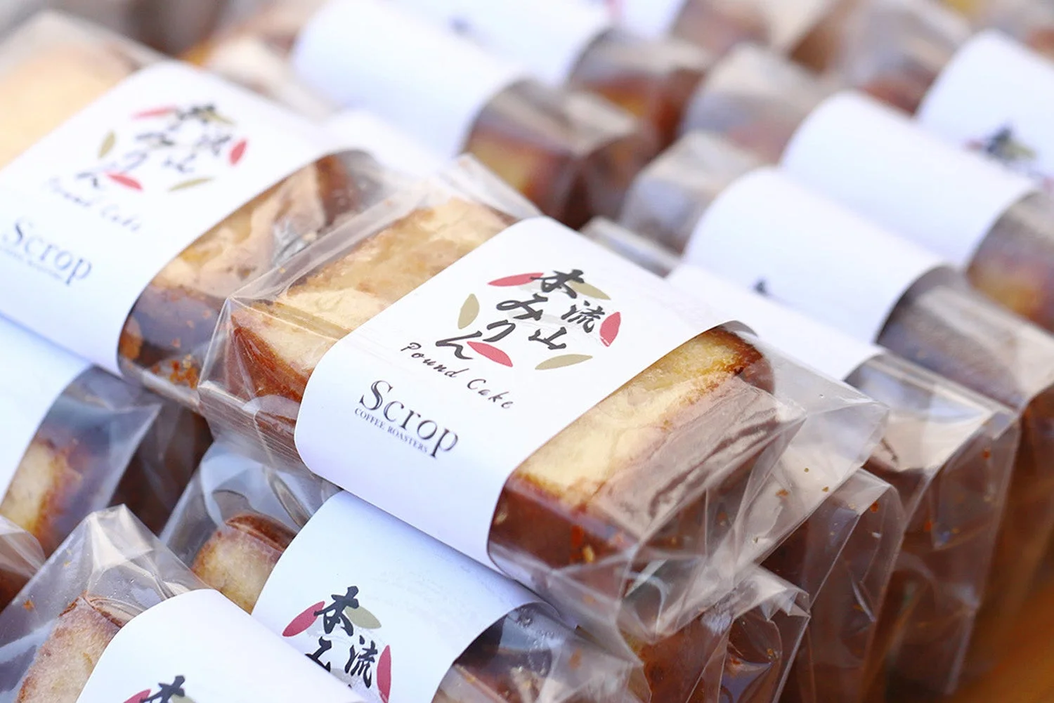 個包装されたみりんパウンドケーキ
