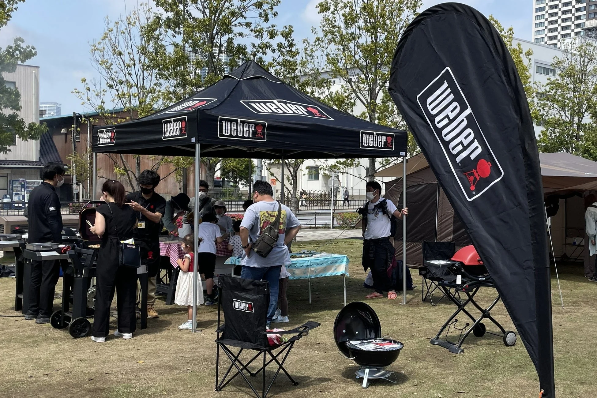 Weber Grill BBQ体験の様子
