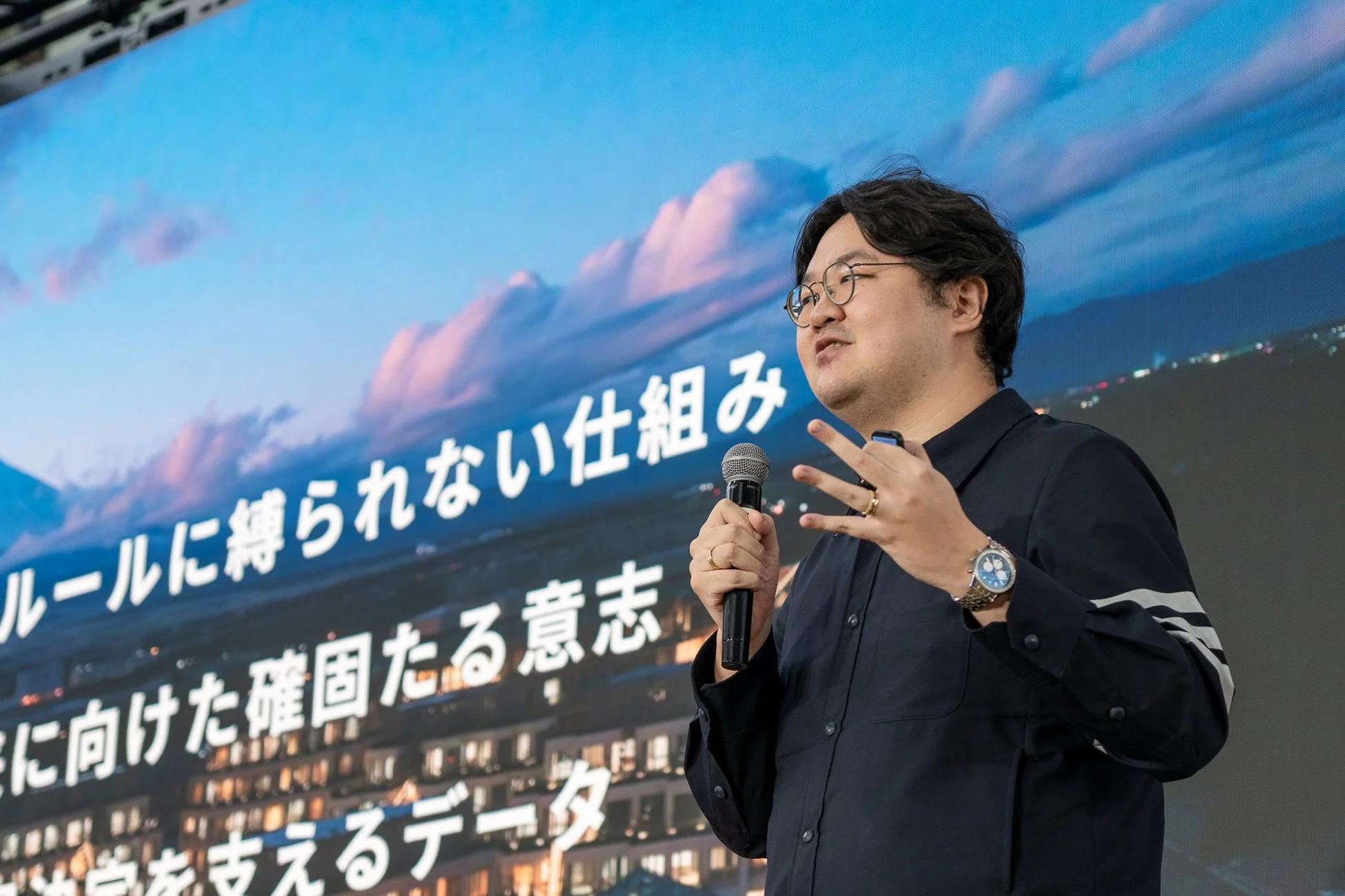 森宮氏のプレゼンテーション風景