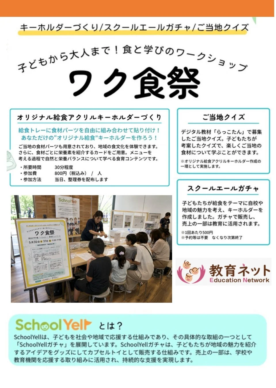 ワク食祭イベントの告知
