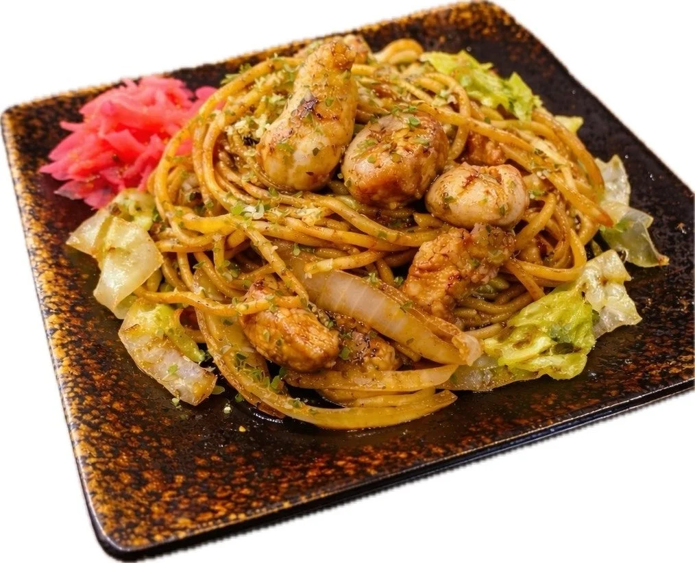 ホルモン焼肉阿修羅のホルモン焼きそば
