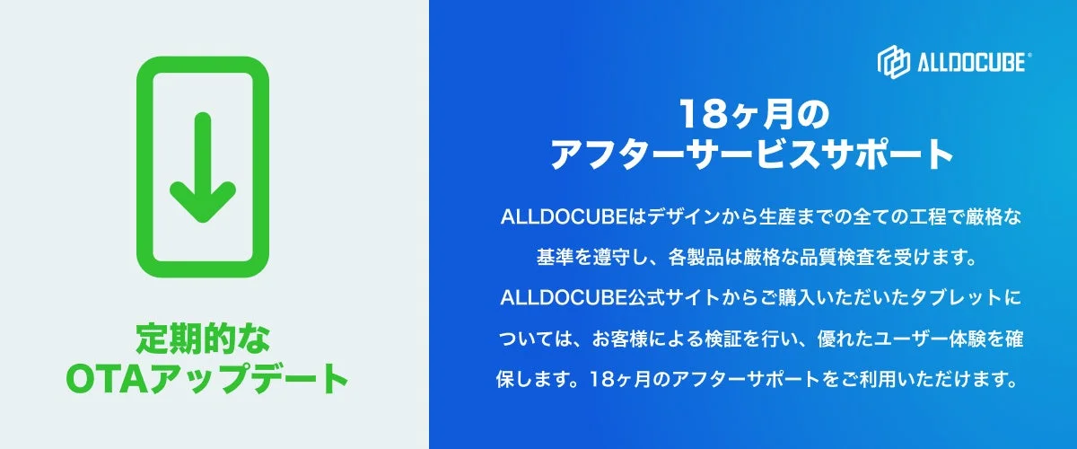 ALLDOCUBEのアフターサービス