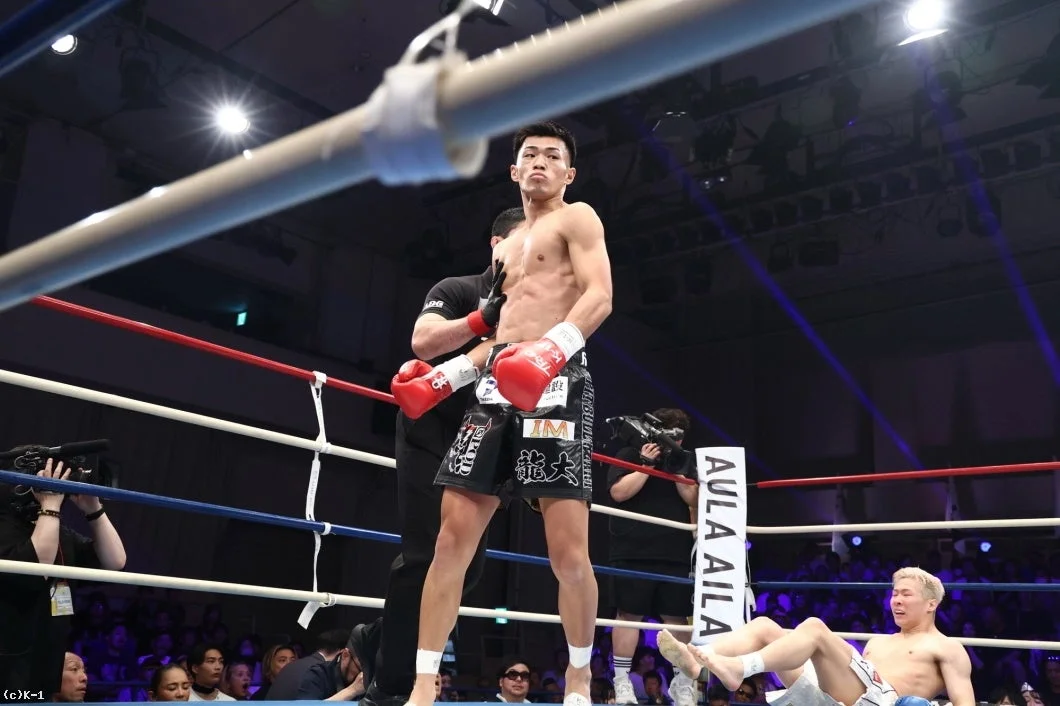 石田龍大選手のKOシーン