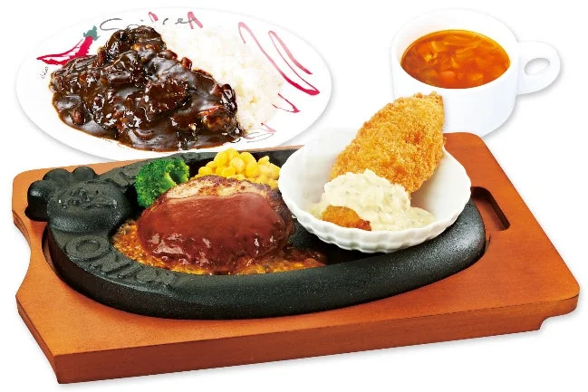 洋食セットのランチメニュー例