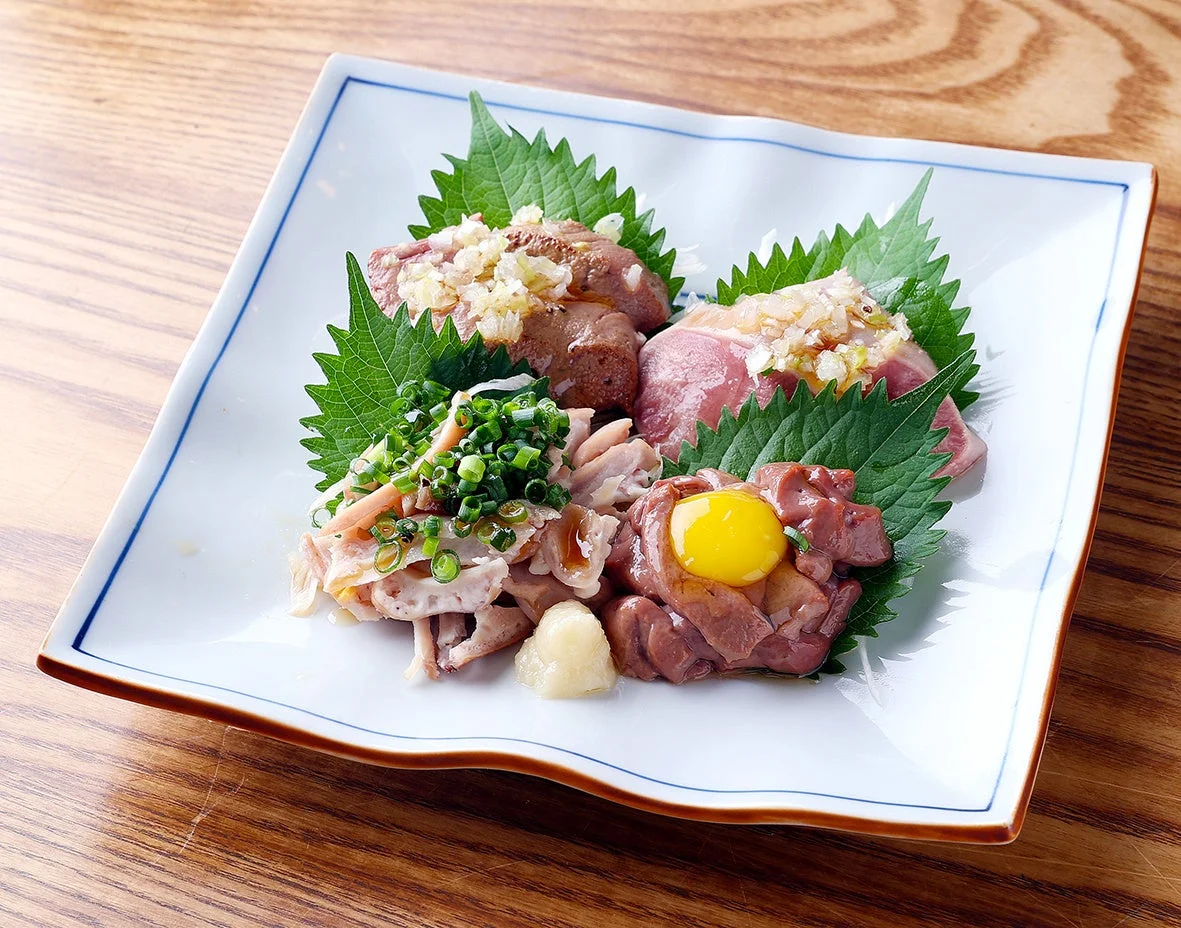 肉刺しの盛り合わせ