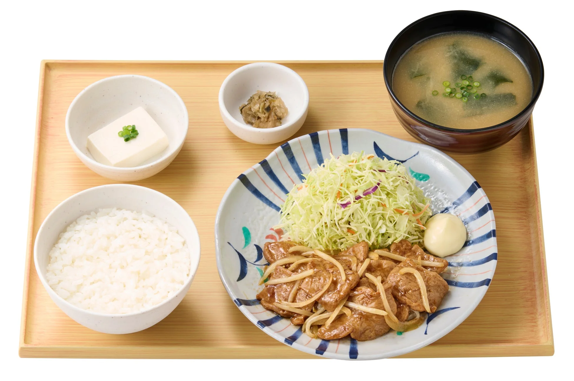 大豆ミートのしょうが焼定食