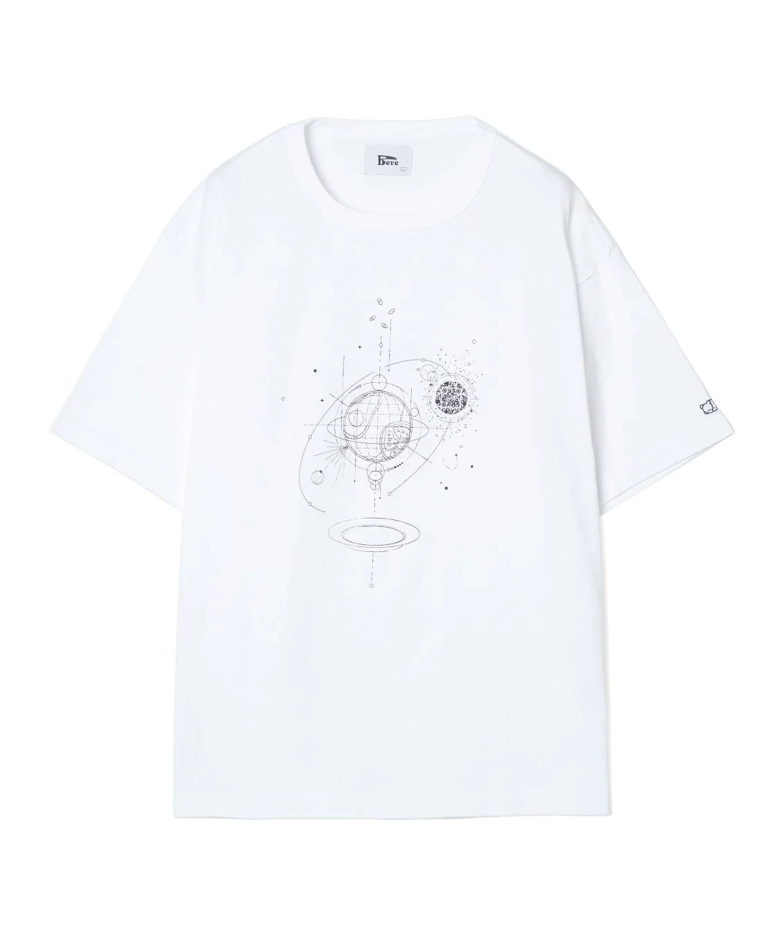 白いオリジナルTシャツのデザイン