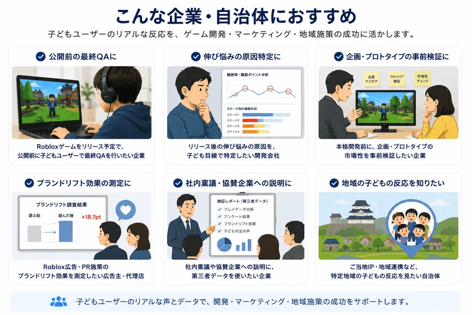 推奨される企業・自治体