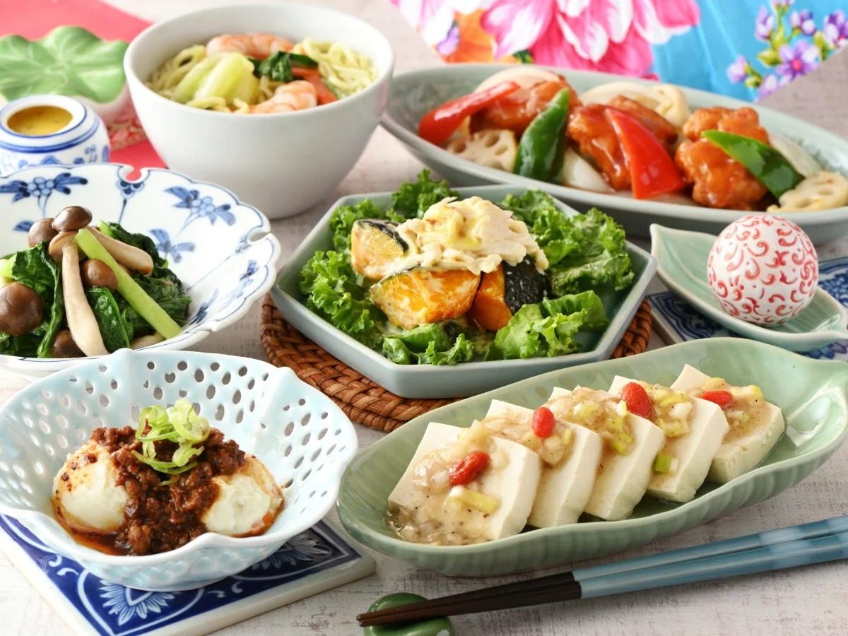 彩り豊かな中華料理