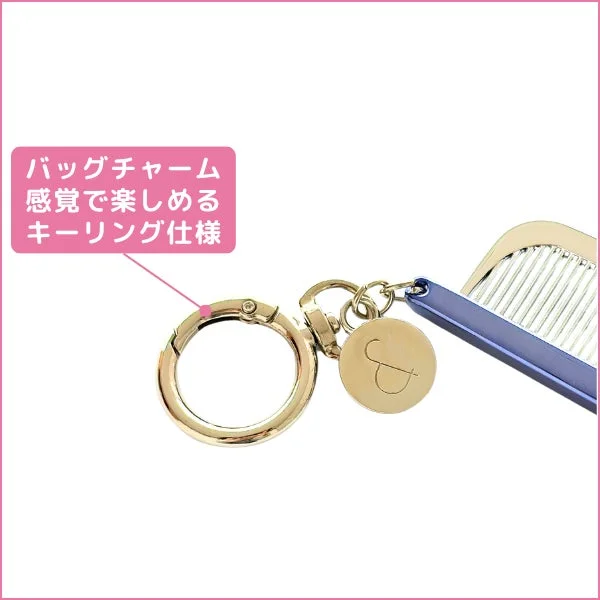 バッグチャーム 感覚で楽しめる キーリング仕様
