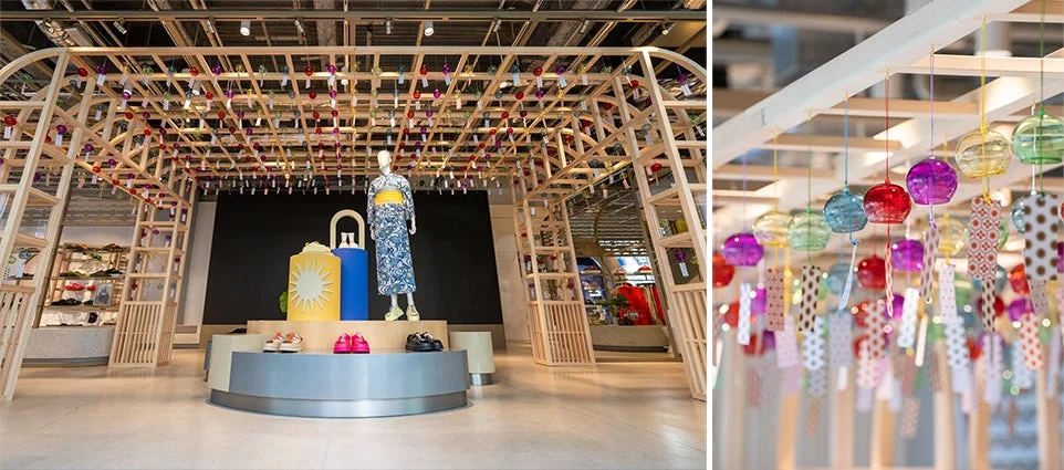 UGG Tokyo Flagship Storeの風鈴インスタレーション