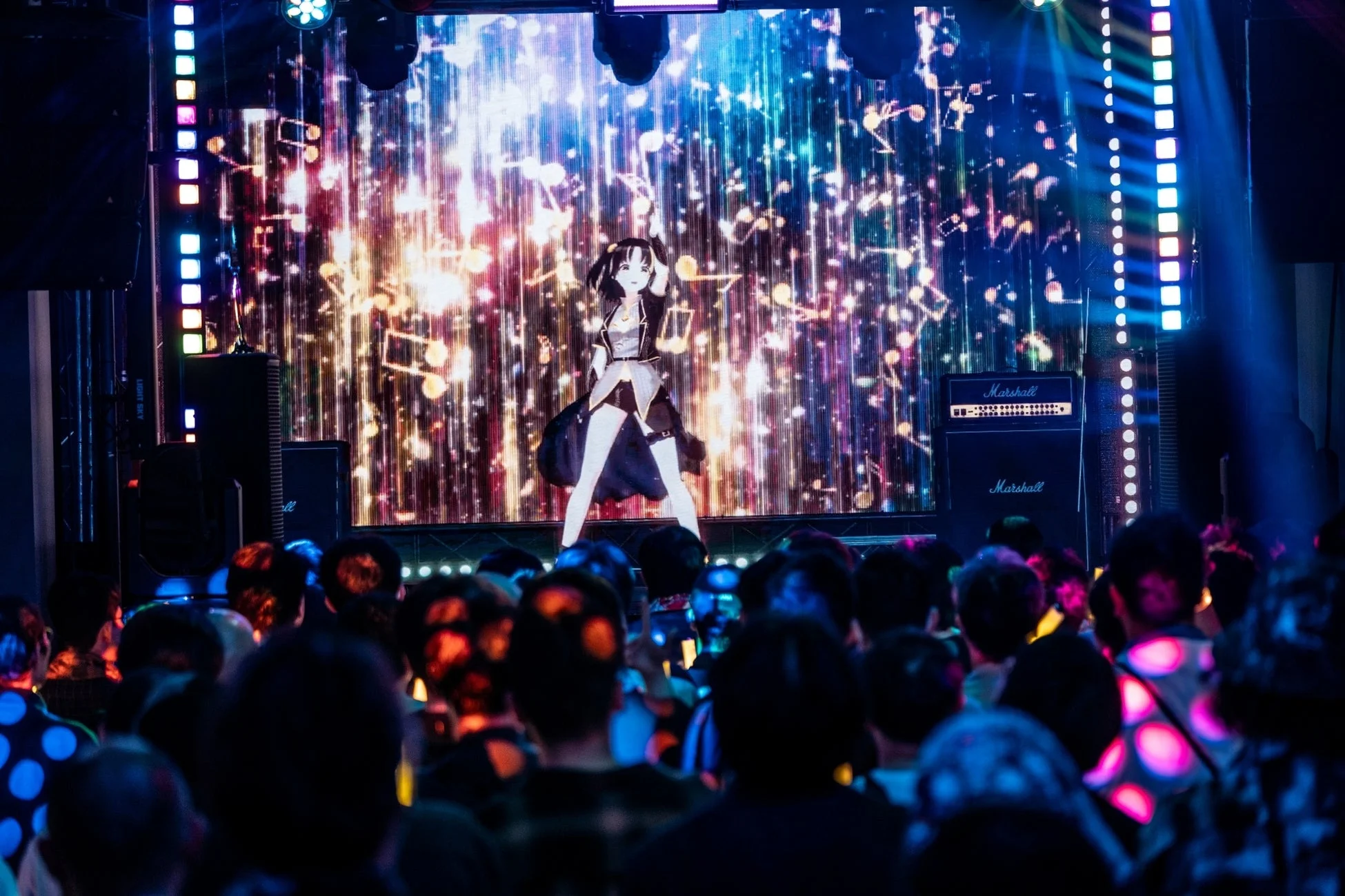 バーチャルライブのパフォーマンス