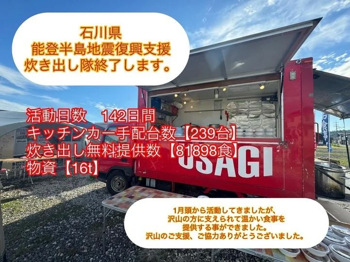 炊き出し隊の活動報告