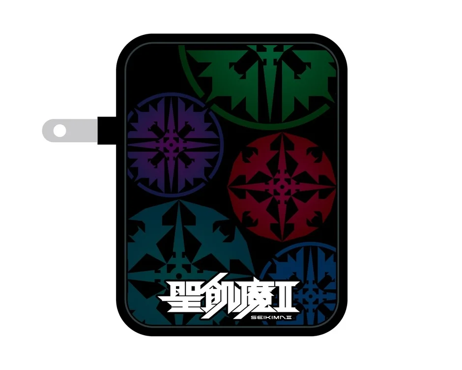聖飢魔IIのロゴとパターンがデザインされたUSB充電器