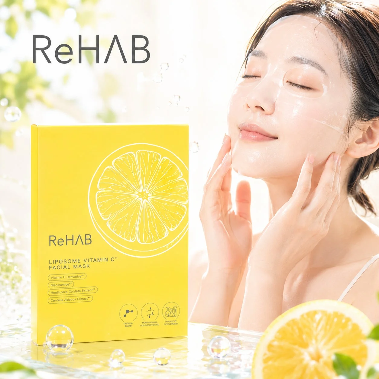 ReHΛB リポソームビタミンCフェイシャルマスク