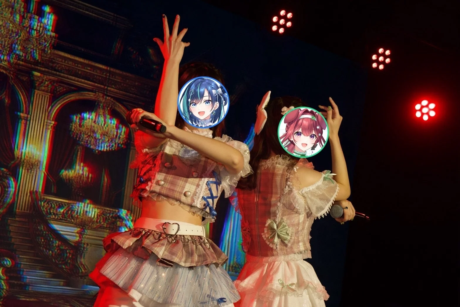 ライブステージのパフォーマー
