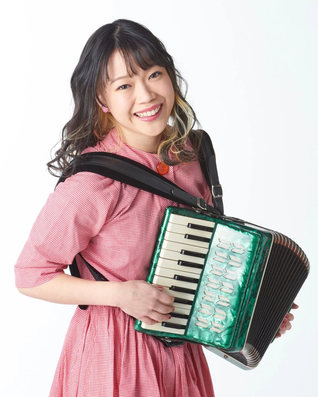 アコーディオンアーティスト橘田美穂さん