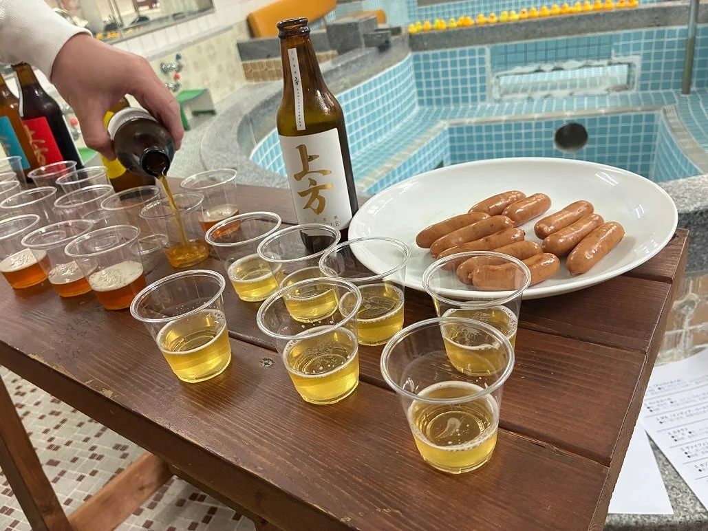 ビールとソーセージ