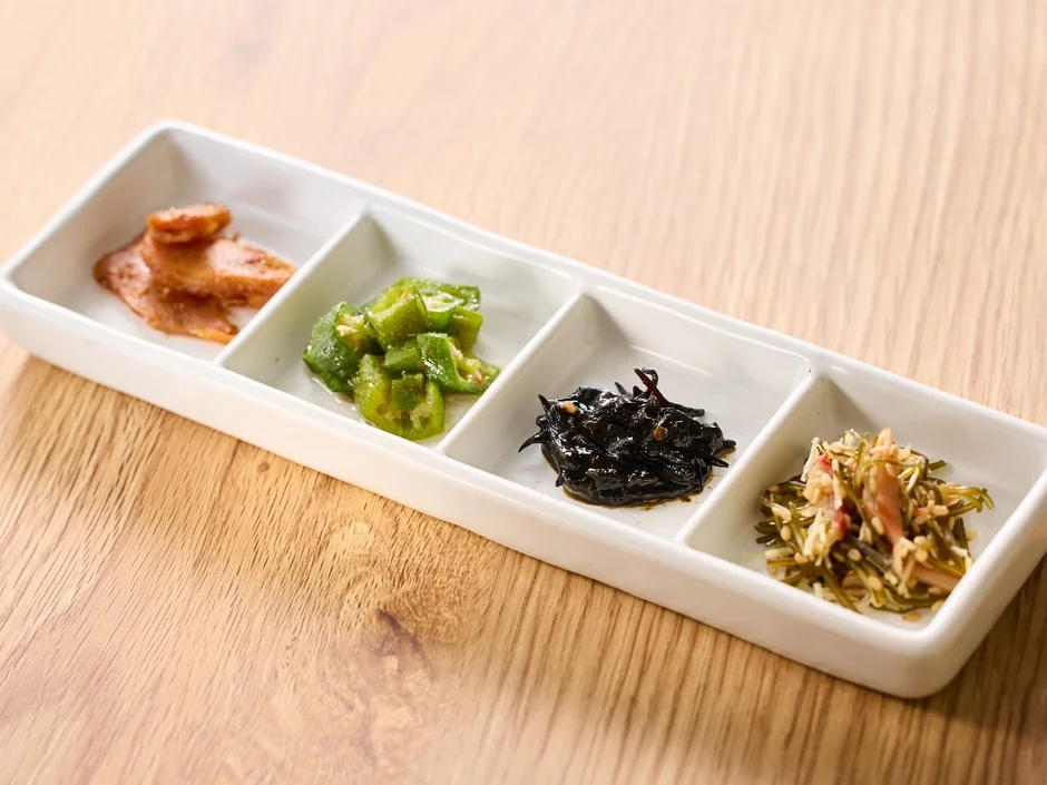 香の物の盛り合わせ