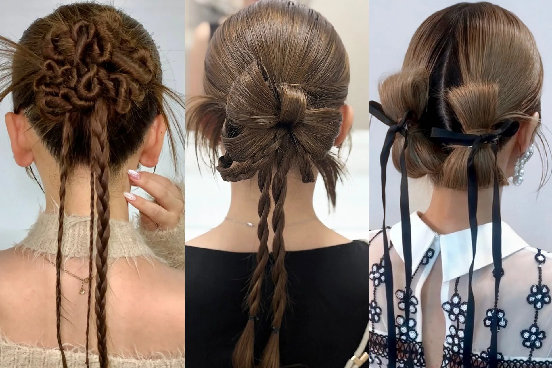 ヘアアレンジの例
