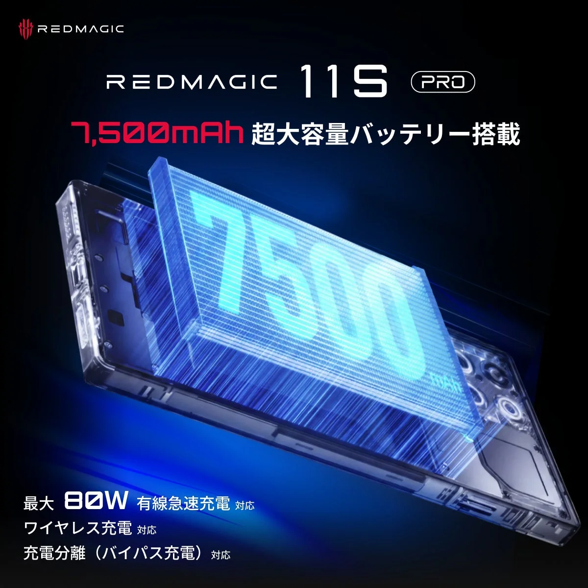 大容量バッテリー