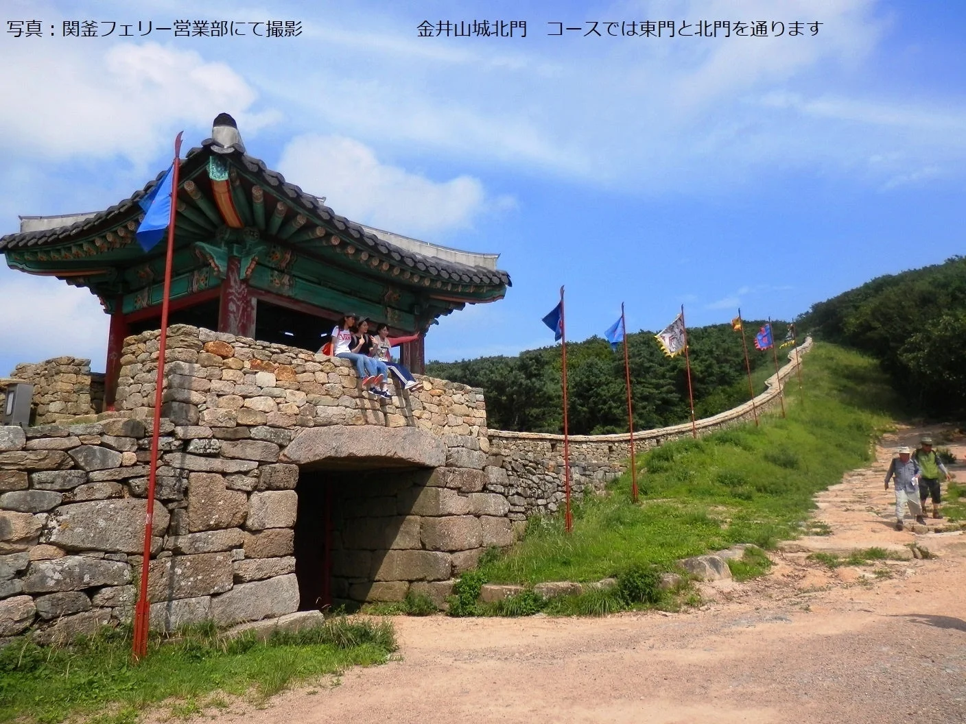 金井山城北門