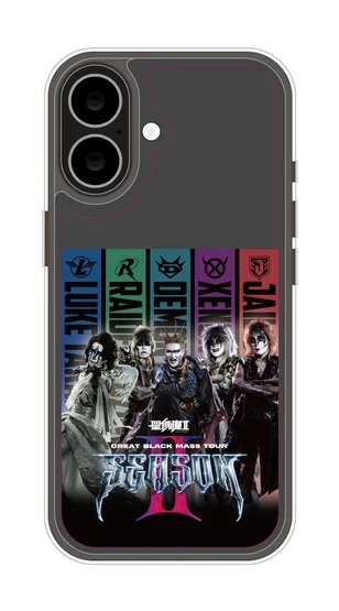 聖飢魔IIメンバー5人がデザインされたスマートフォン背面ケース