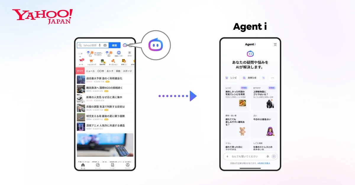 Yahoo! JAPAN Agent i インターフェース