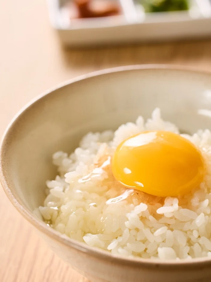 たまごかけごはんのアップ