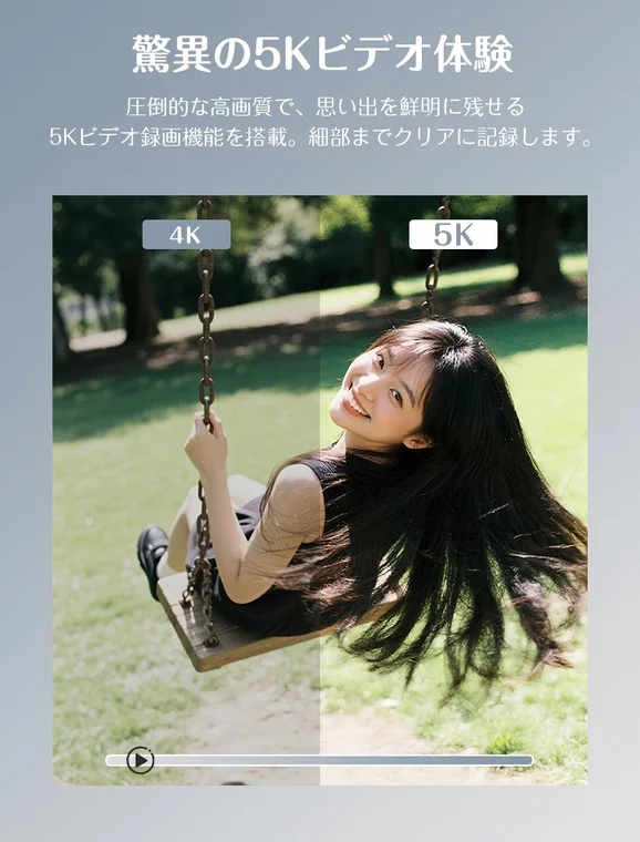 5Kビデオ録画機能の紹介