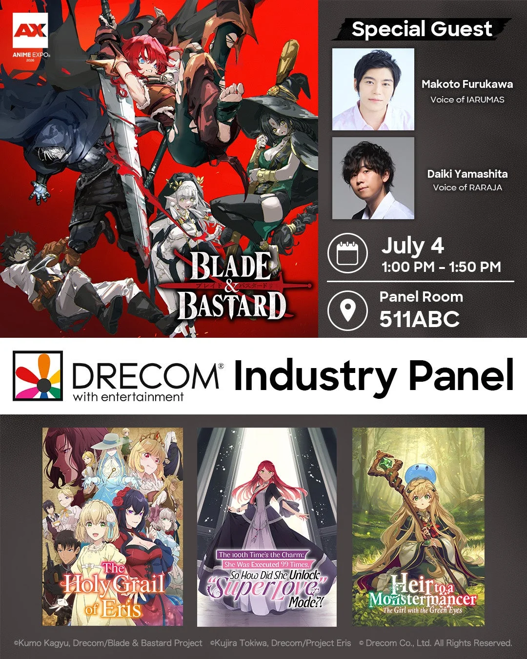 Anime Expo 2026 Drecom Industry Panel