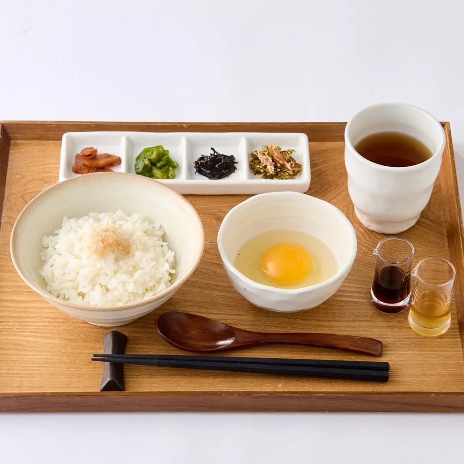 ユートピアのたまごかけごはん定食