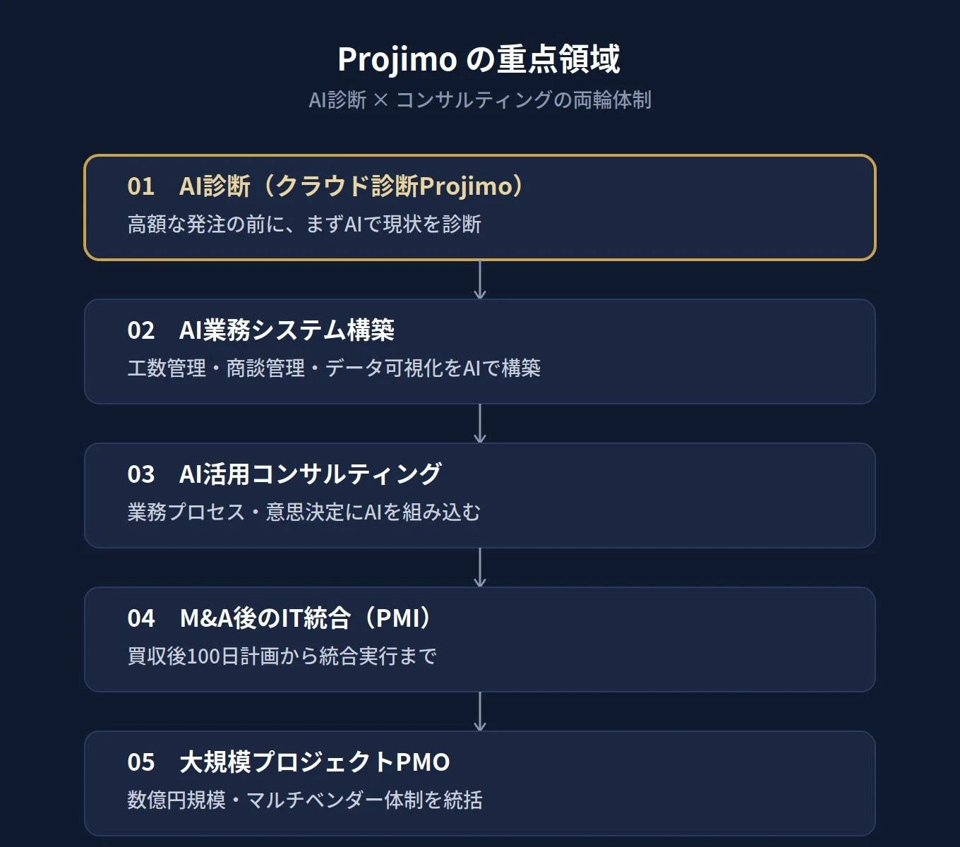 Proximoの重点領域