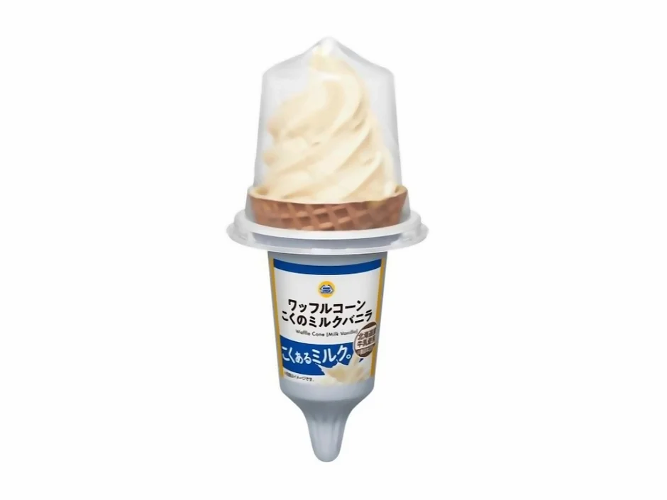 ワッフルコーン こくのミルクバニラ