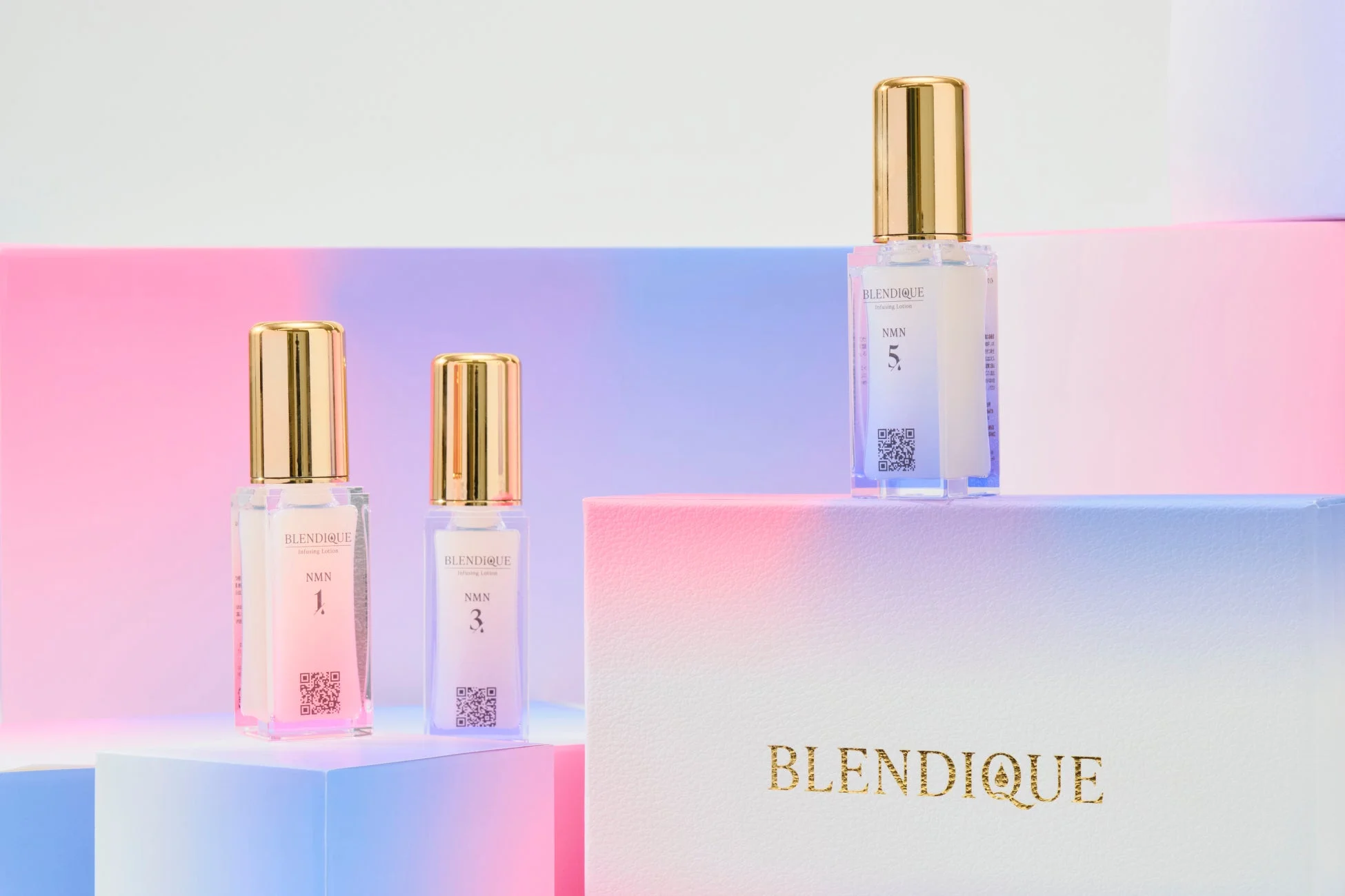 BLENDIQUE Infusing Lotion 製品並び