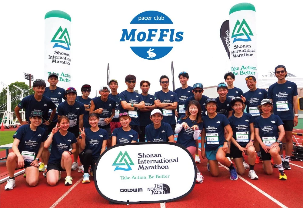 10km走のペーサーとランナー
