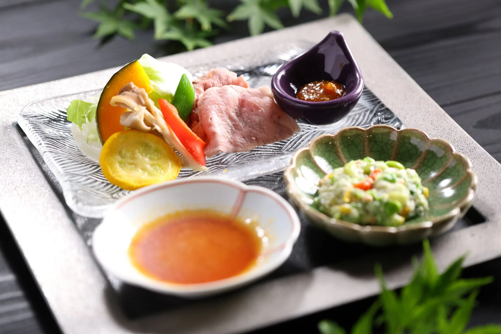 米沢牛の冷しゃぶ
